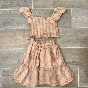 Toddler skirt set